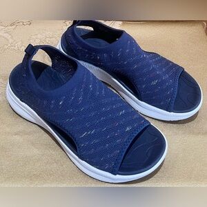 Stylish Navy Women's Sandals, Size 9